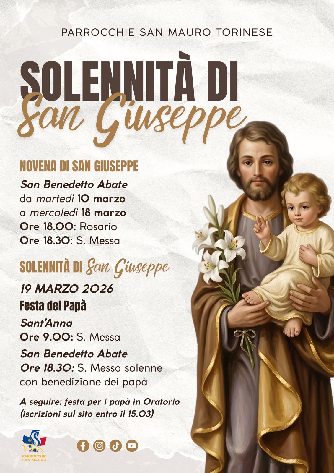 Solennità di San Giuseppe